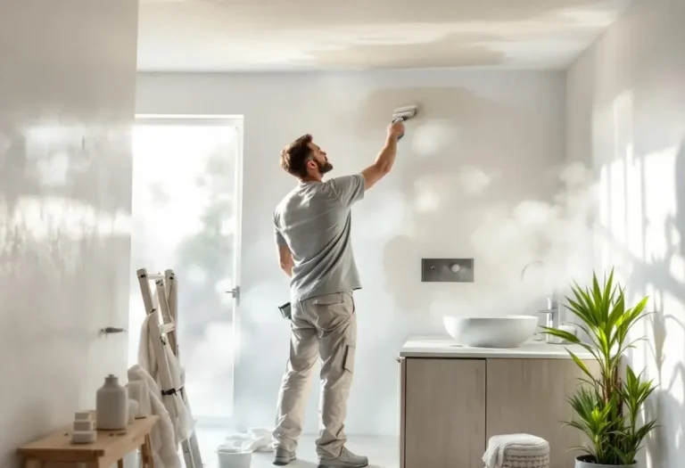 quelle peinture pour plafond salle de bain humide