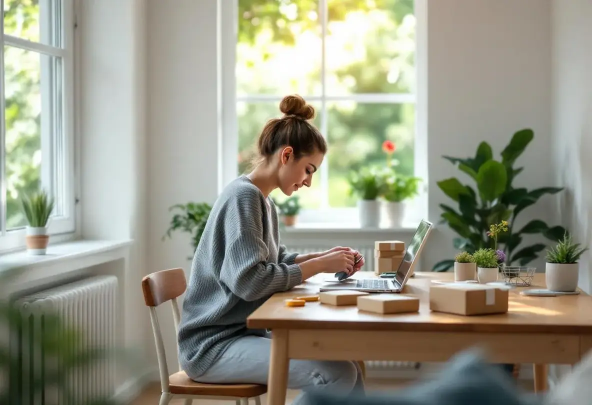 travailler à domicile emballage