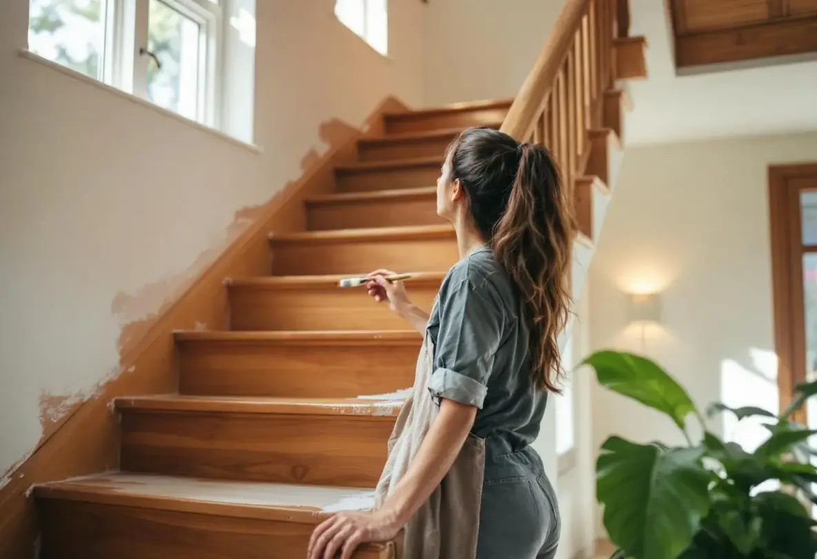 peut on peindre un escalier en bois vernis sans poncer
