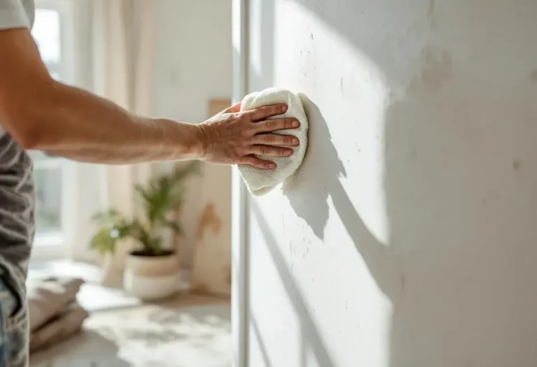 comment enlever la poussière des murs après travaux