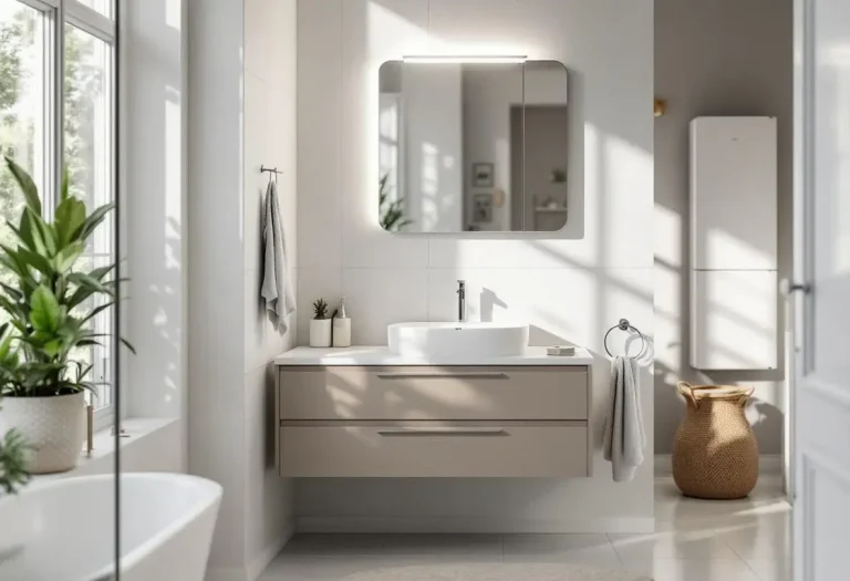 meuble salle de bain hauteur