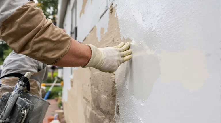 enduit par temps humide