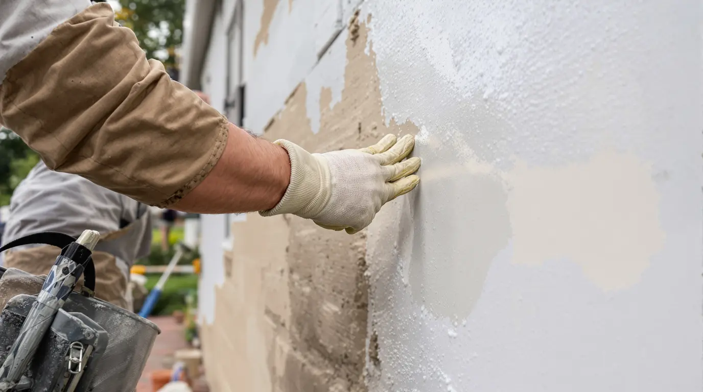 enduit par temps humide