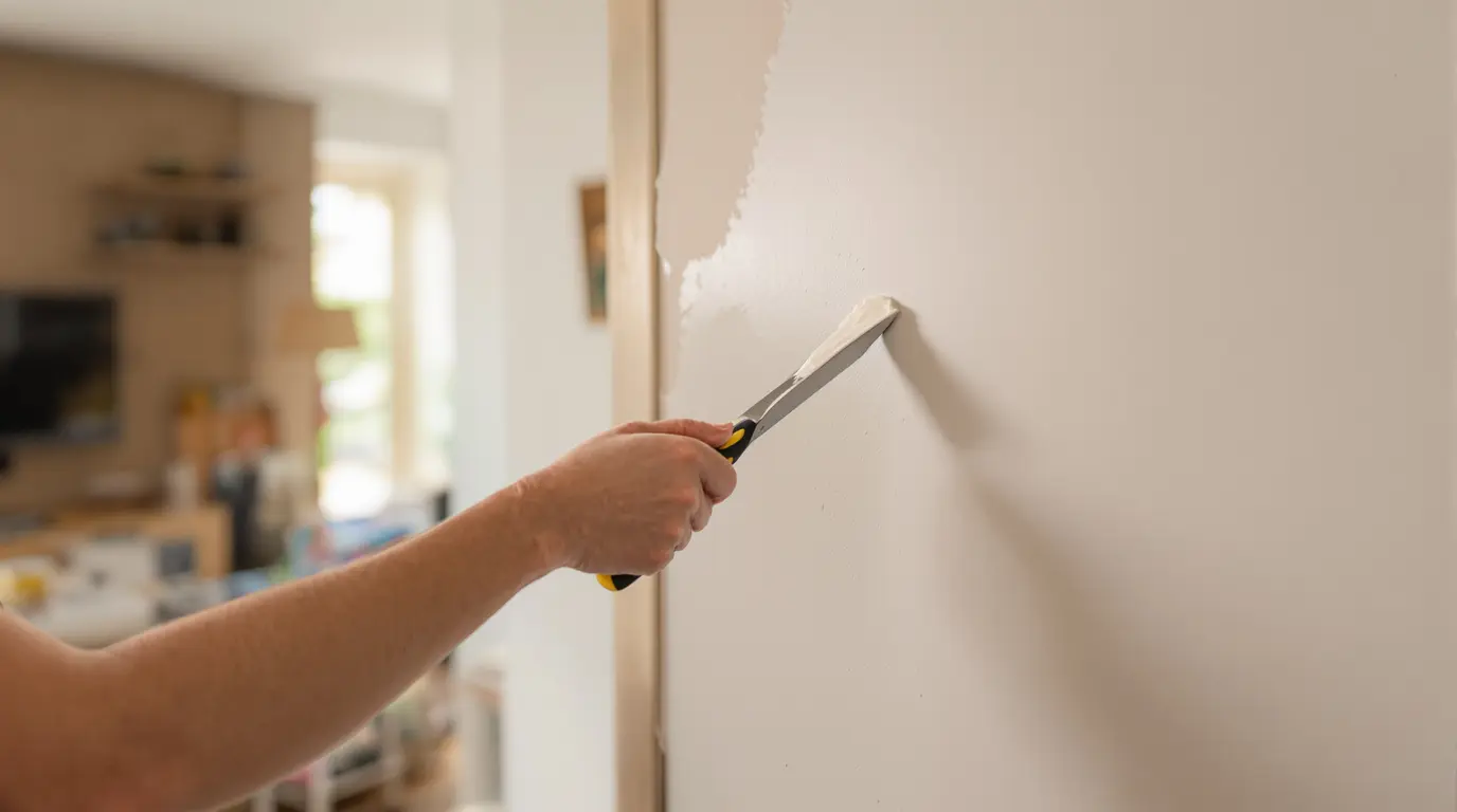 reboucher un trou dans un mur